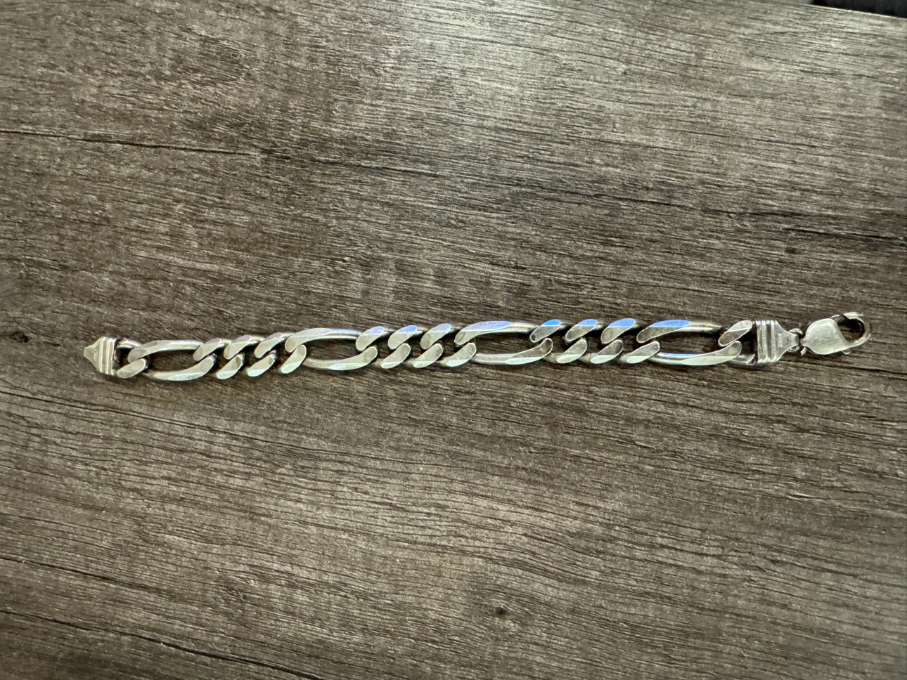 925 Sterling Silver Italian Chain Bracelet