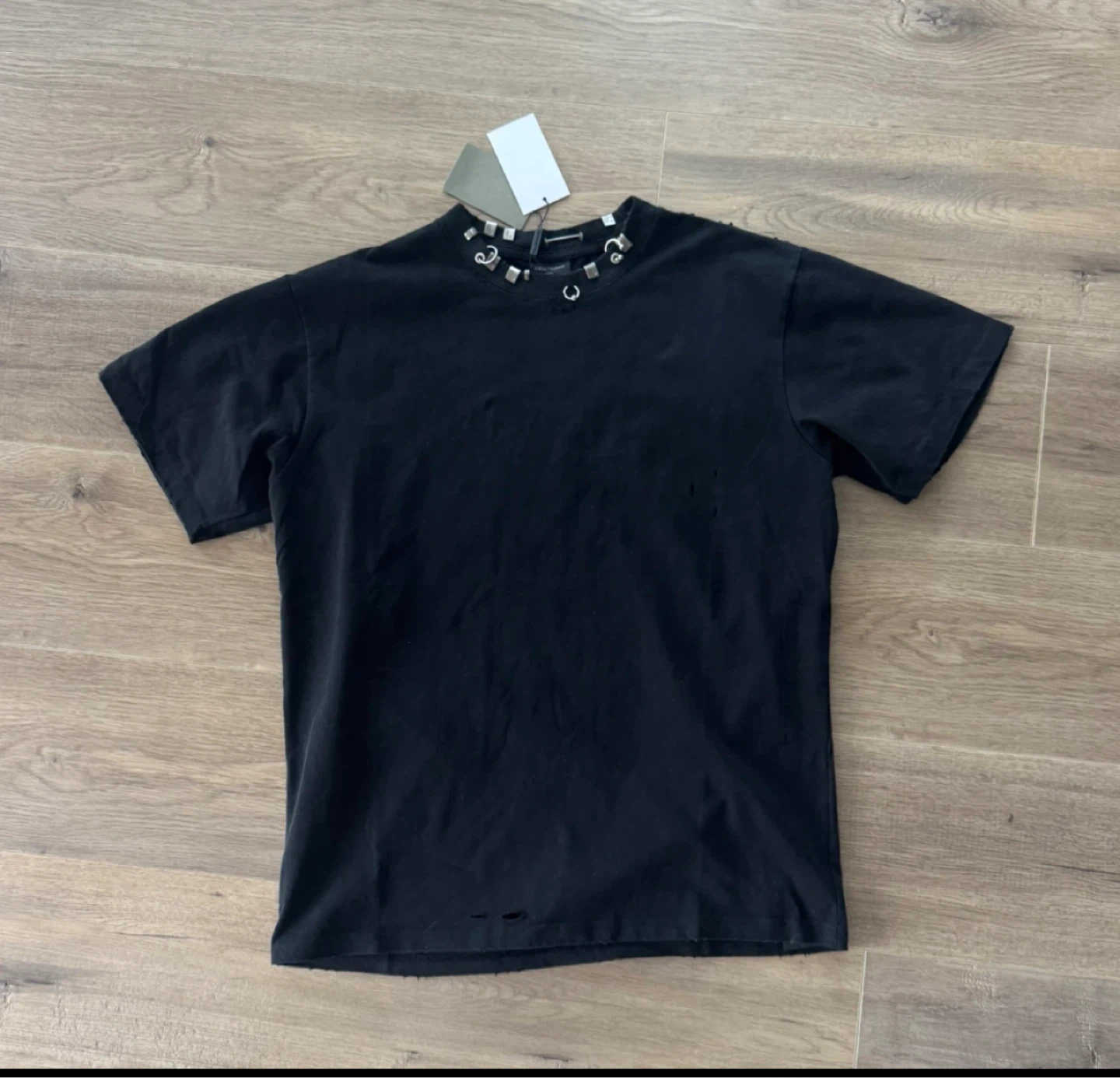 Balenciaga Piercing T-Shirt Black - photo 2