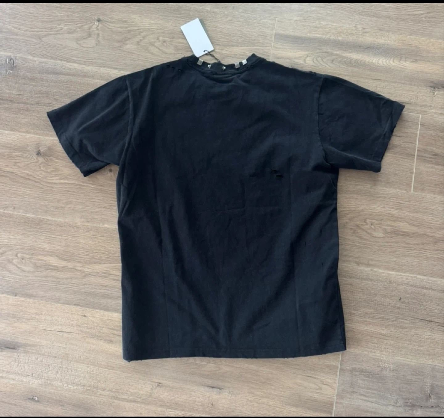 Balenciaga Piercing T-Shirt Black - photo 3