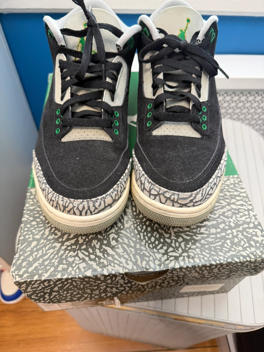 Air Jordan 3 Retro Pine Green Size 8.5 USED