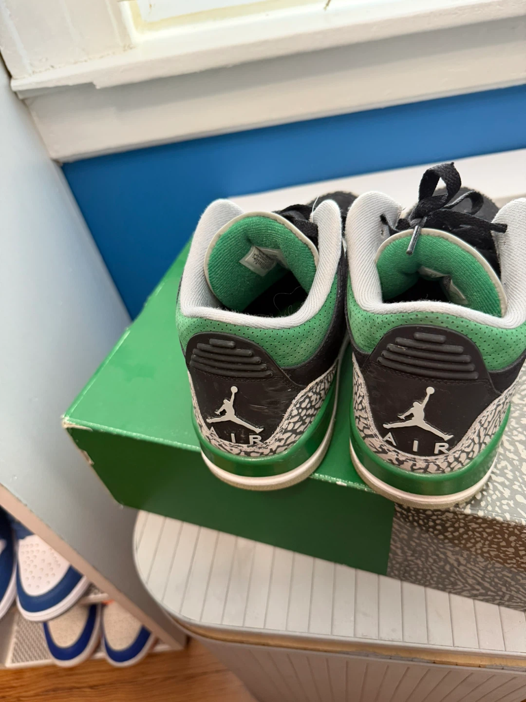 Air Jordan 3 Retro Pine Green Size 8.5 USED - photo 4