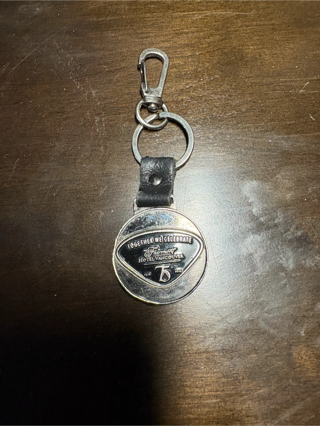 Fairmont Hotel Vancouver 75th Anniversary Keychain - photo 2