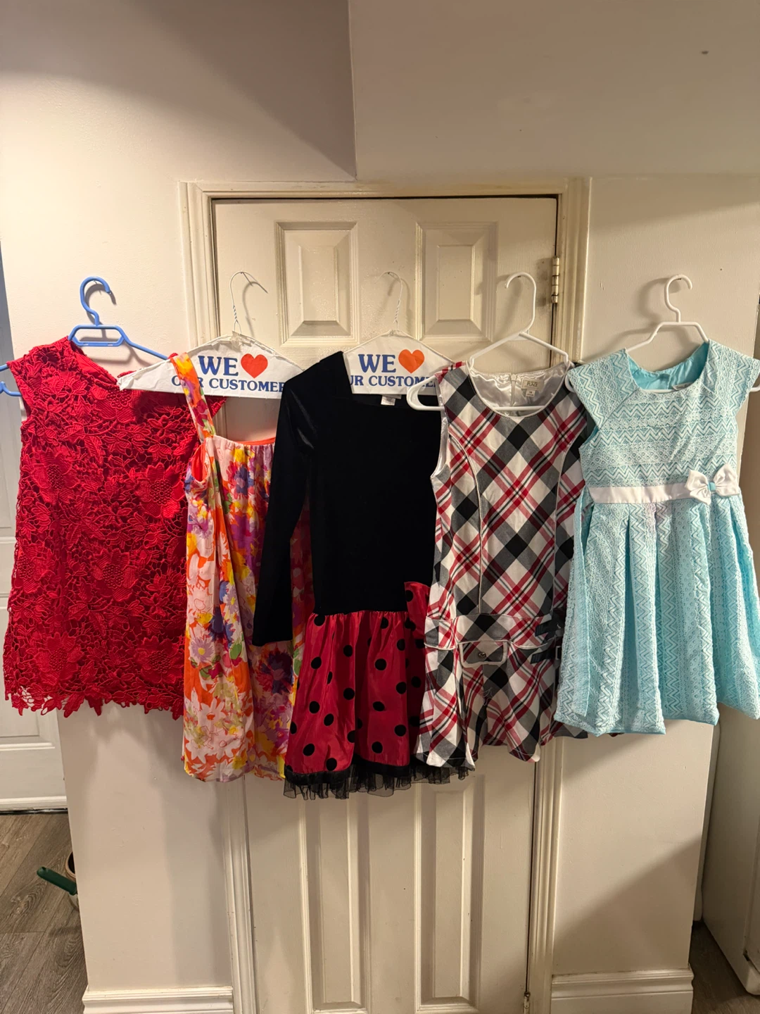 Lot of 5 Girls' Dresses