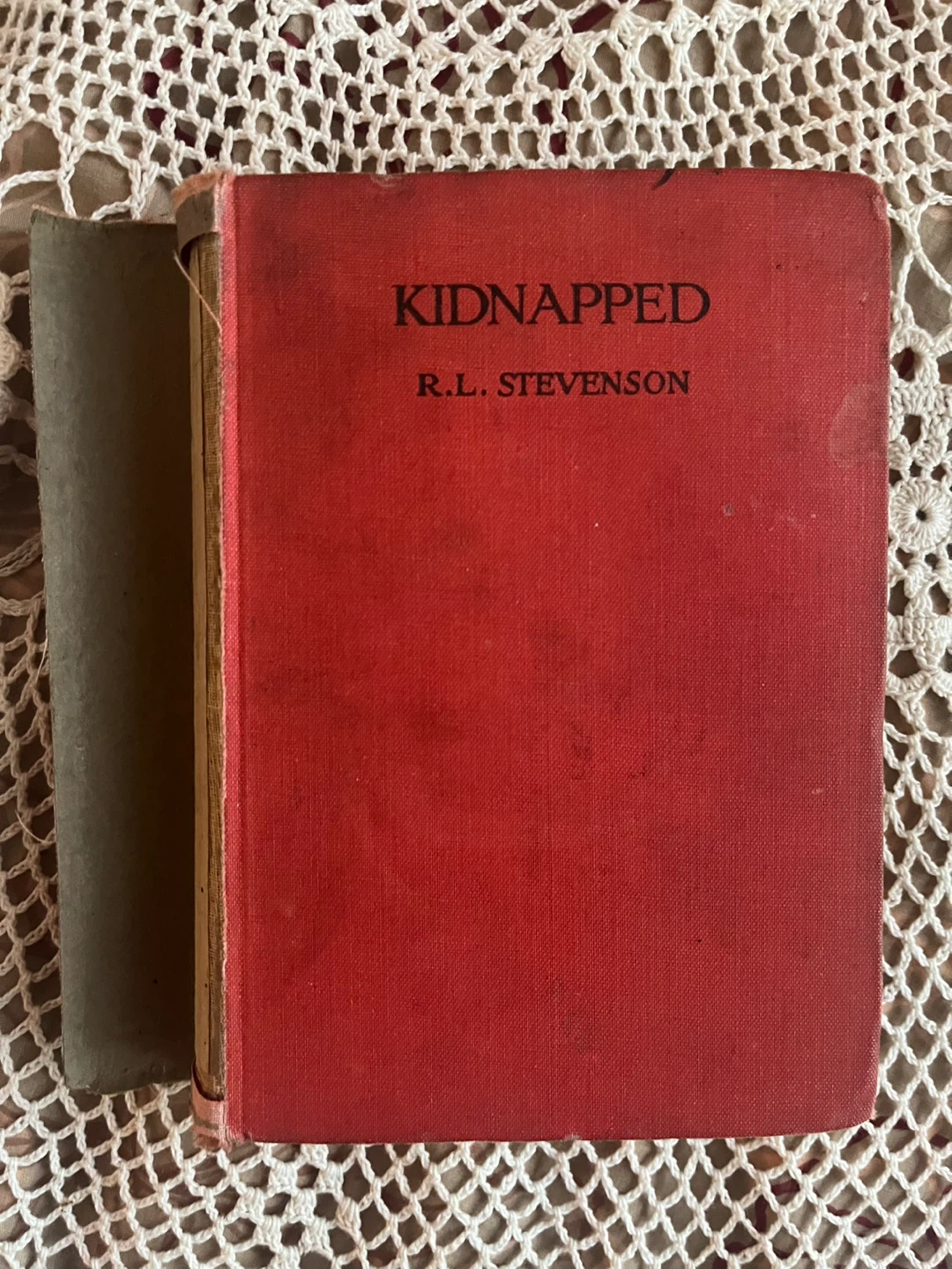 Vintage Book- Kidnapped  by R.L. Stevenson, year?