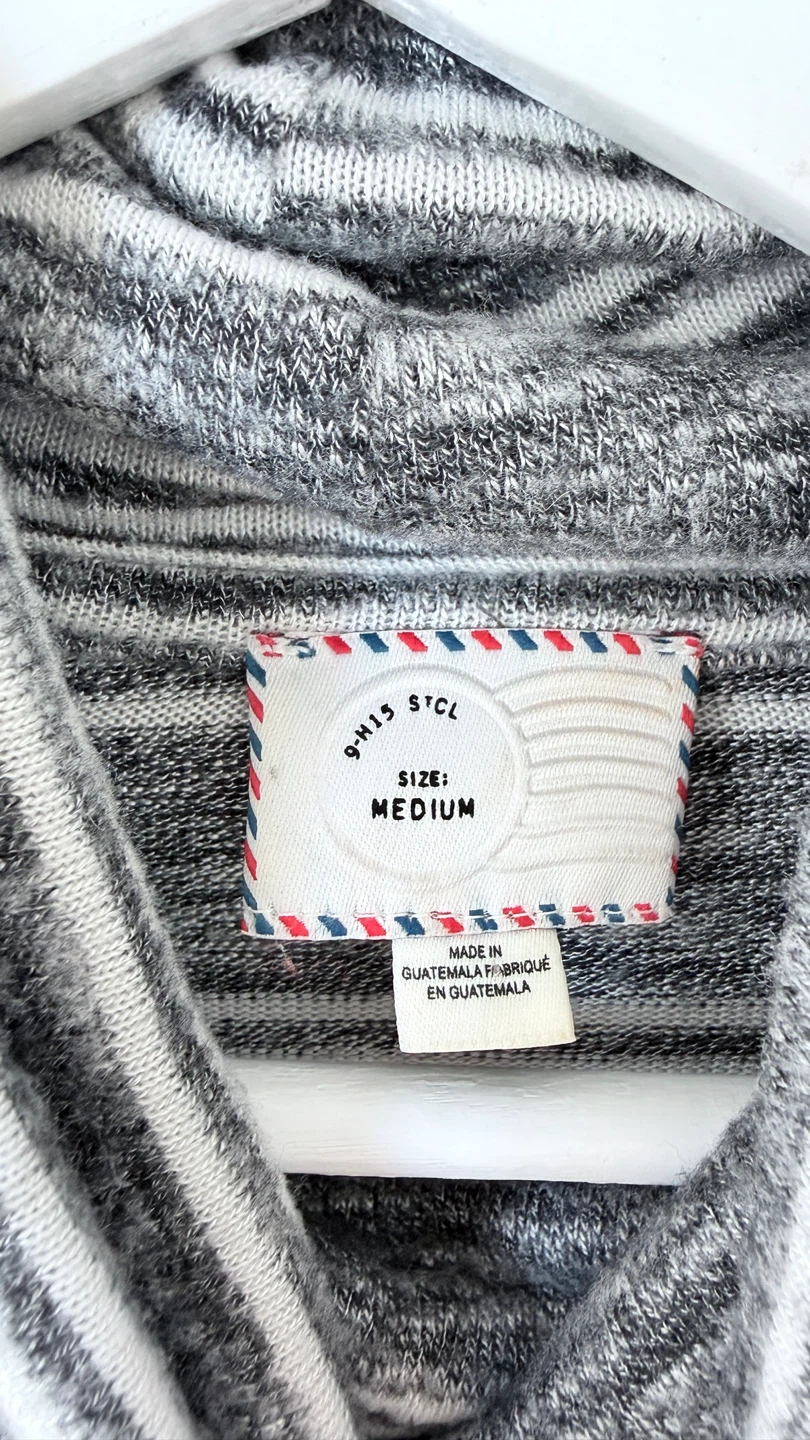Sundry Striped Turtleneck Top - photo 2