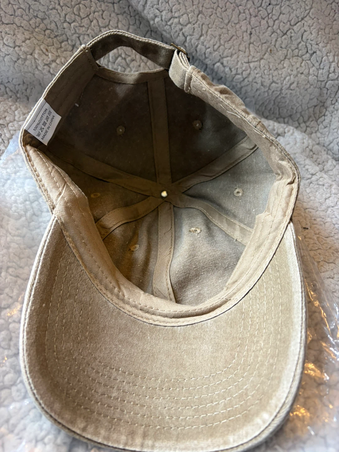 Tan Cotton Baseball Cap - photo 3