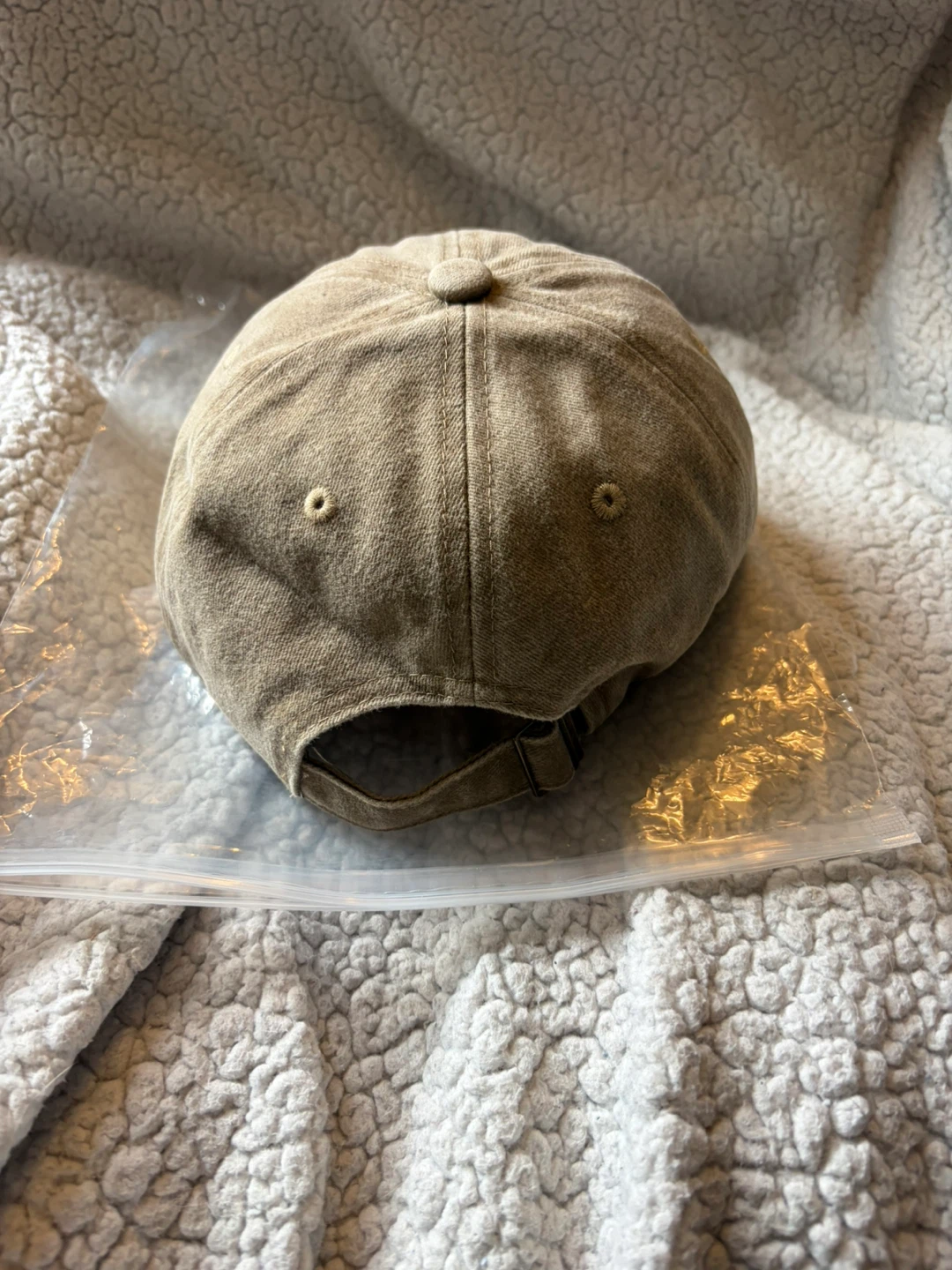 Tan Cotton Baseball Cap - photo 2