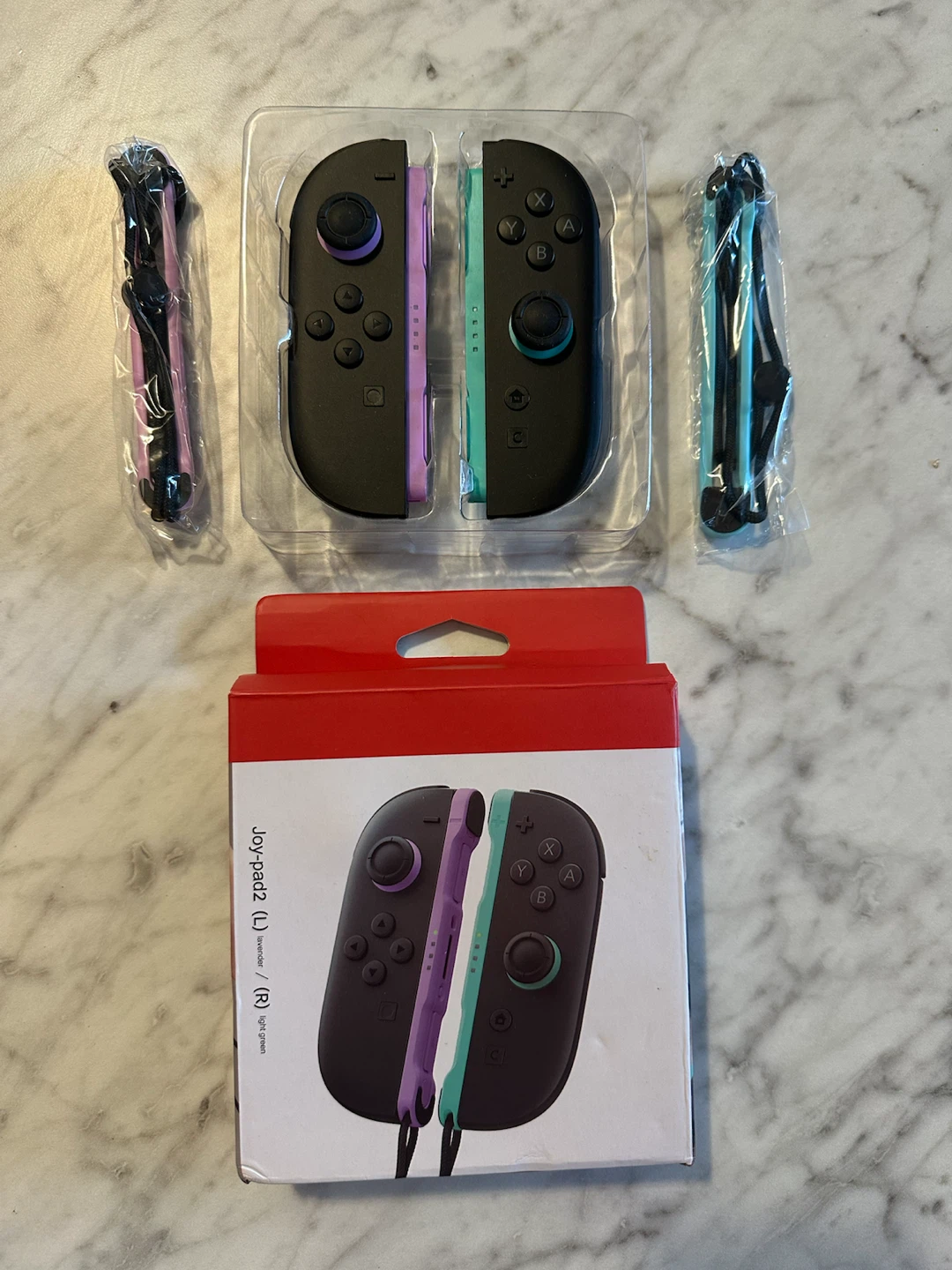 Switch 2 Joy-pad2 Lavender and Light Green Controllers - photo 3