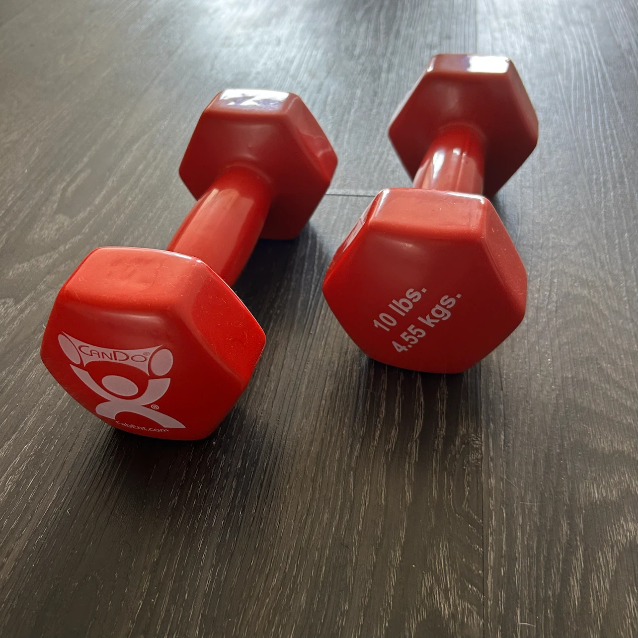 CanDo 10 lbs Dumbbells Set - photo 2