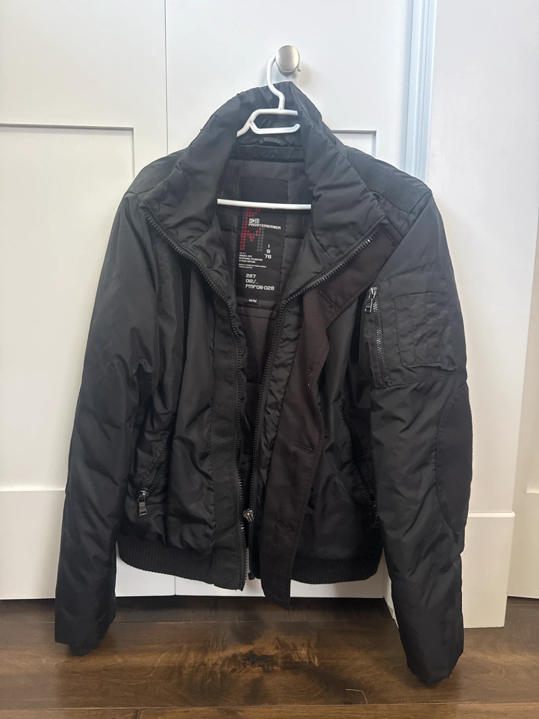 Privatemember Black Bomber Jacket