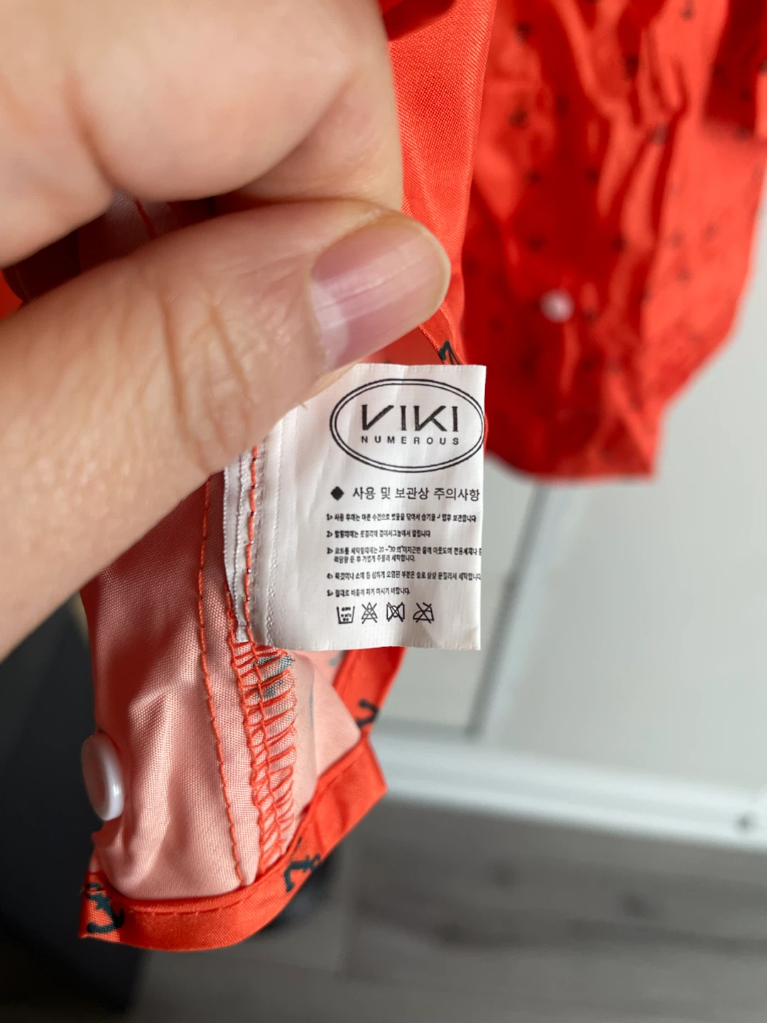 Like-New VIKI Stylish Anchor Pattern Rain Poncho (With Pouch) - photo 5
