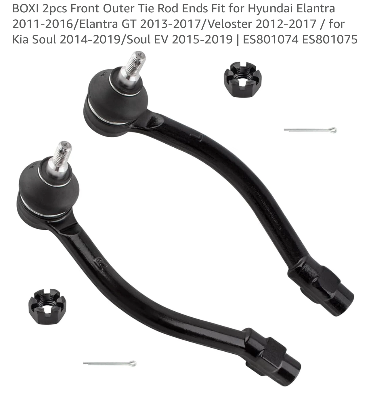 BOXI Front Outer Tie Rod Ends 2pcs - photo 2