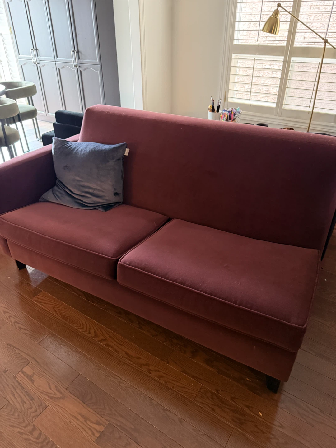 Plush Velvet Armchairs and Sofa - photo 5