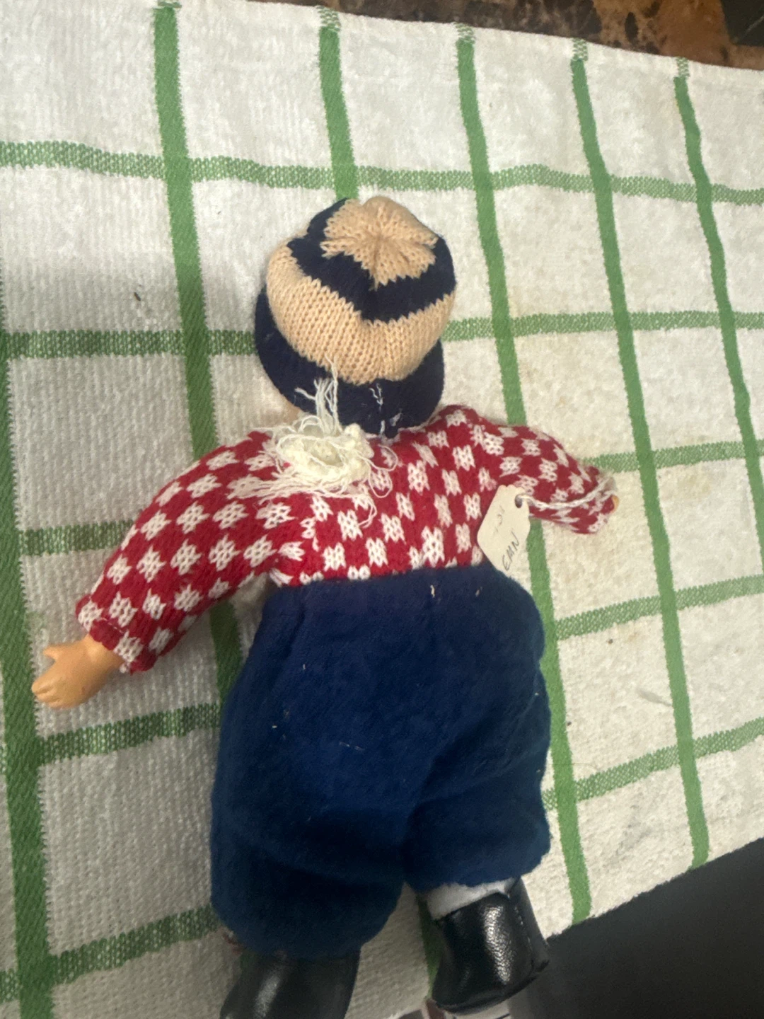 Chena Vintage Knitted Doll from 1970 - photo 4