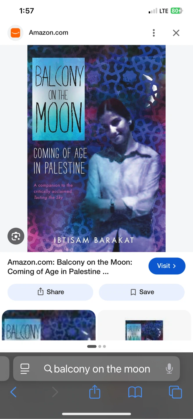 Balcony on the Moon by Ibtisam Barakat