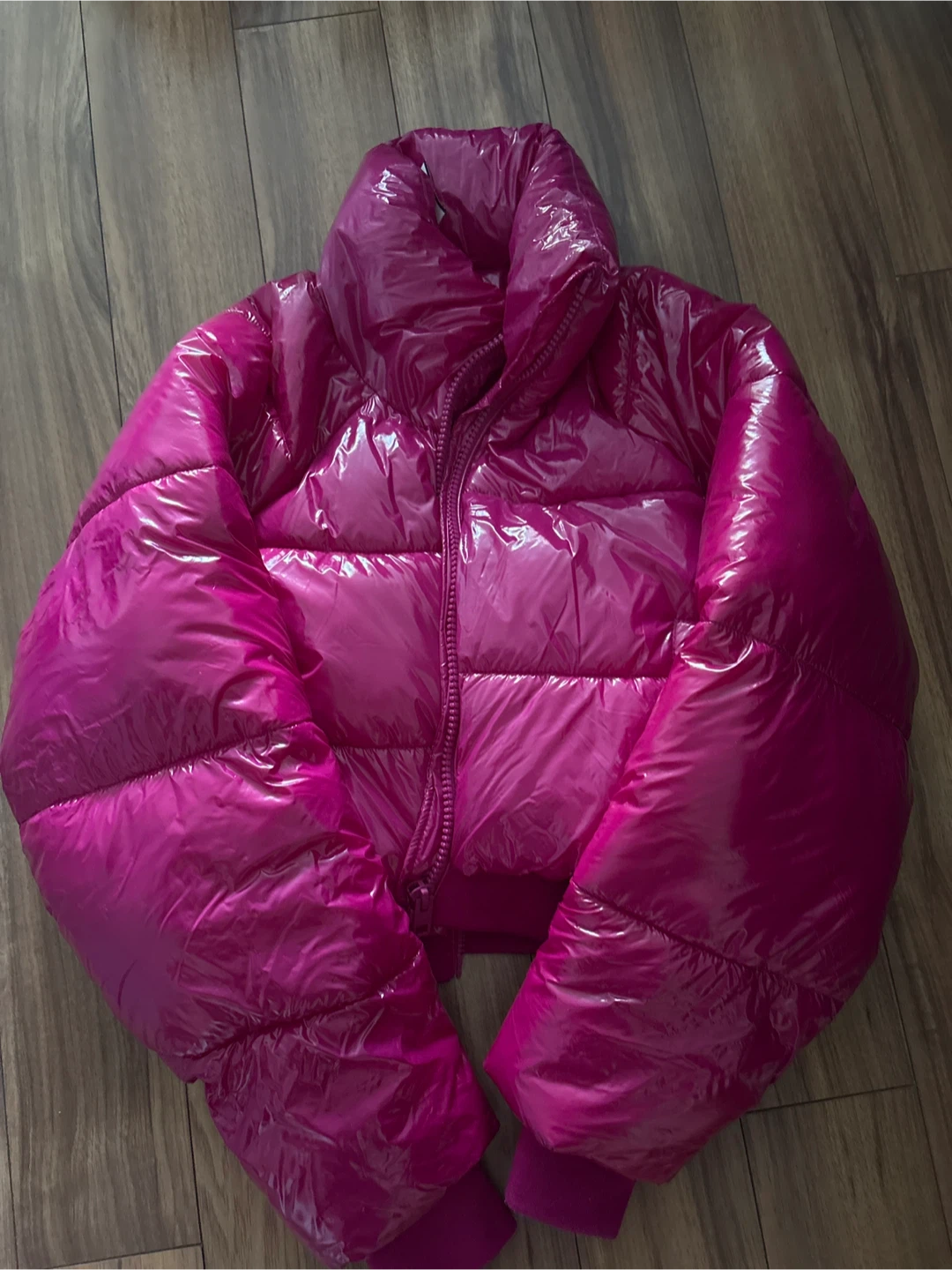 Garage Itty Bitty Puff Jacket - Hot Pink