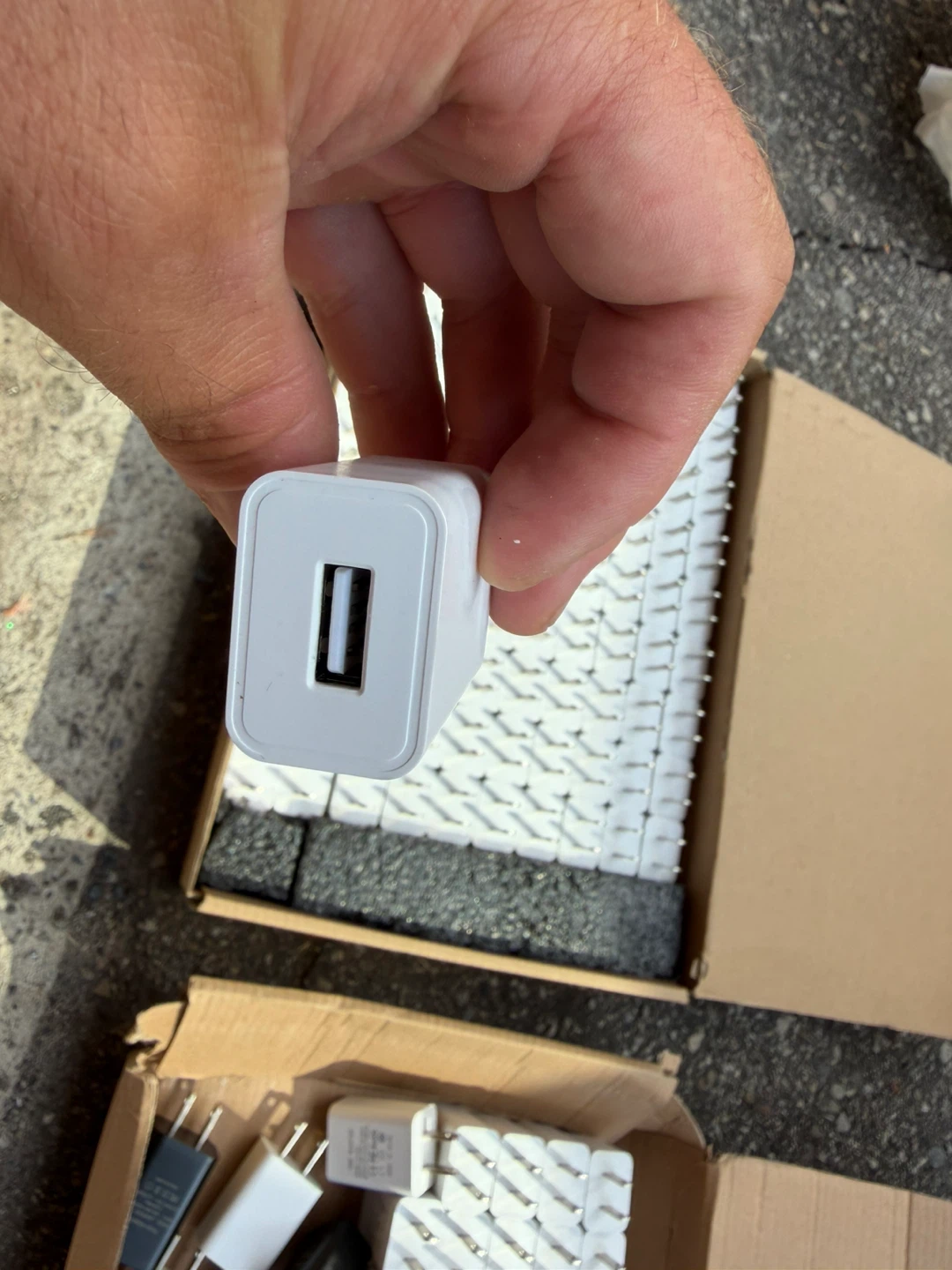 Bulk Lot of USB Wall Power Adapters