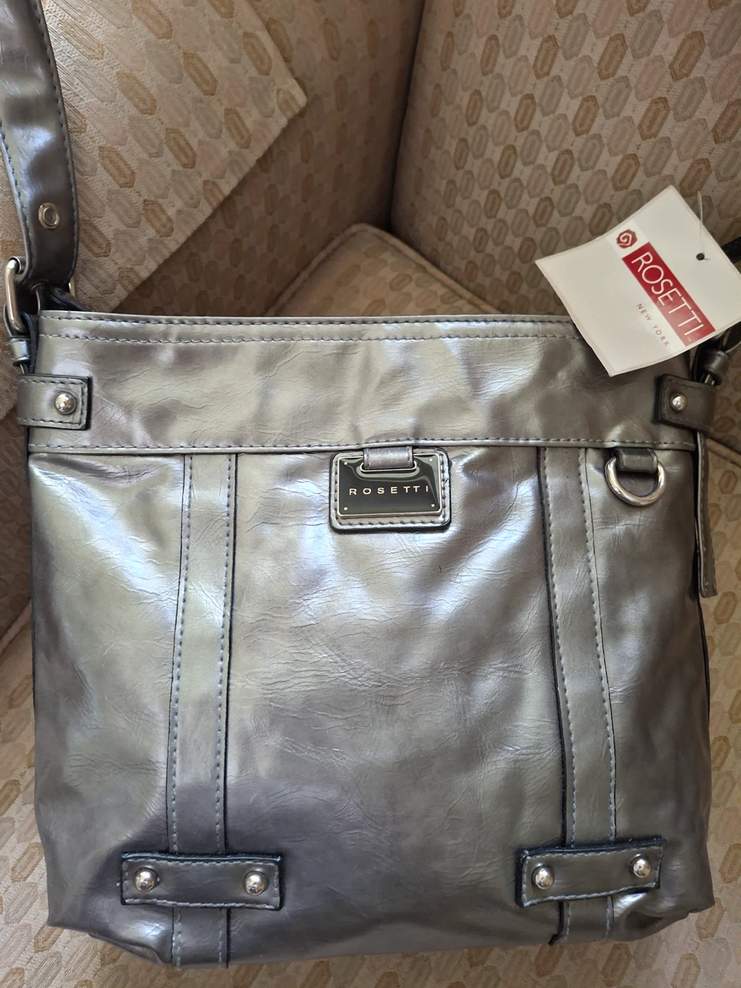 Rosetti silver crossbody purse