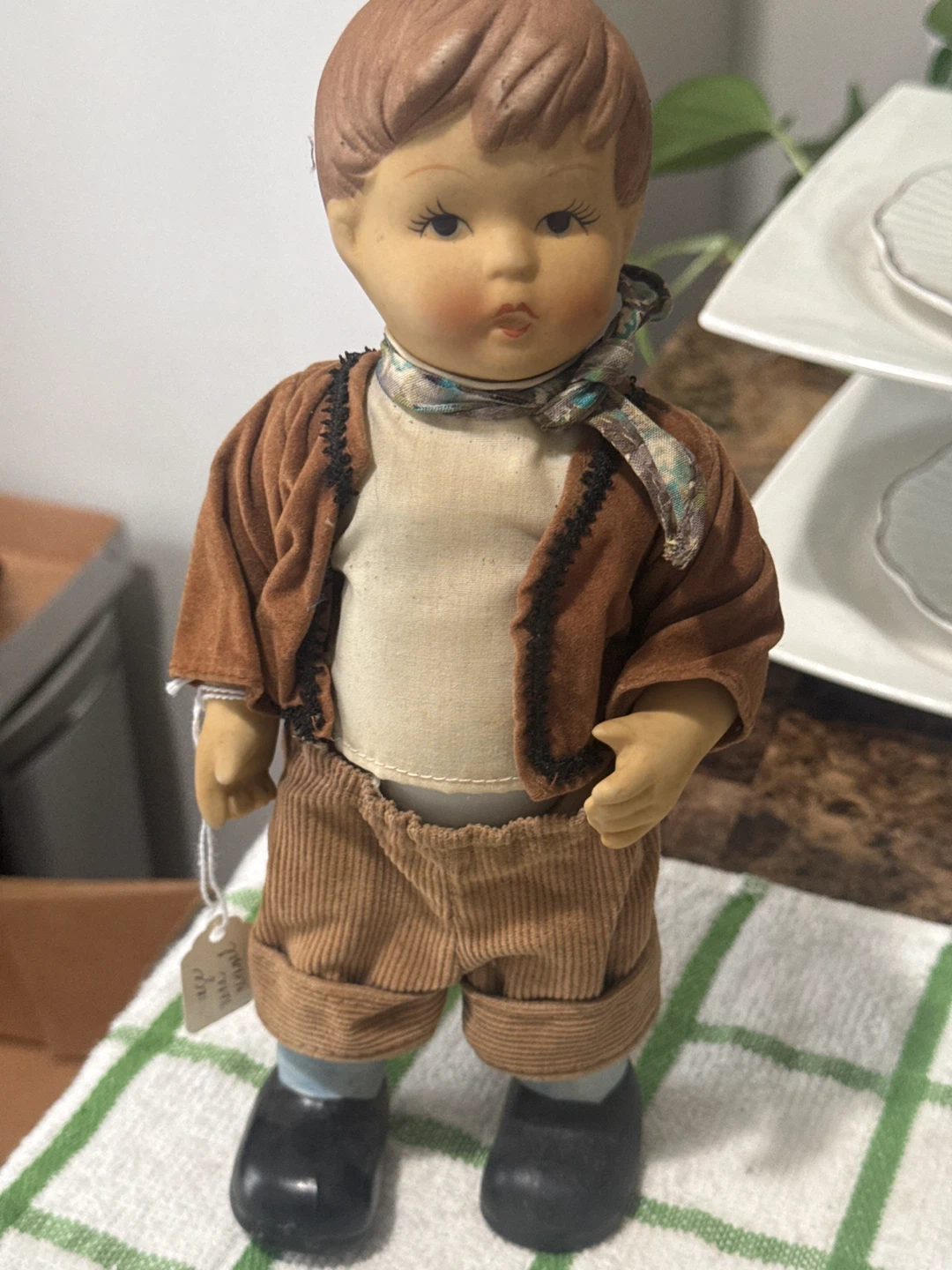 Kona Ceramel Vintage Porcelain Boy Doll