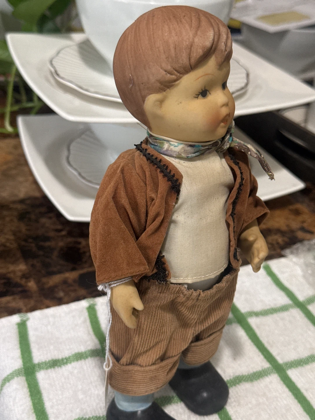 Kona Ceramel Vintage Porcelain Boy Doll - photo 3