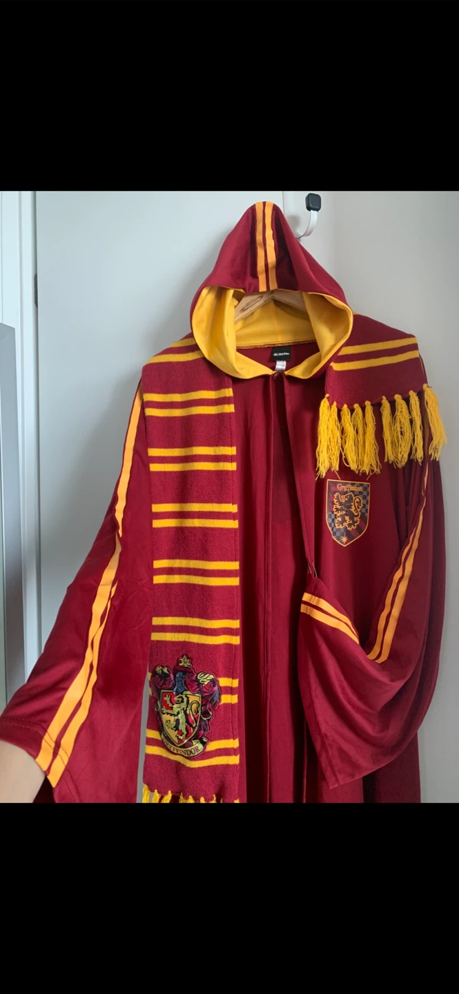🎃 Harry Potter Set Robe + Scarf! Unisex Costume - photo 2