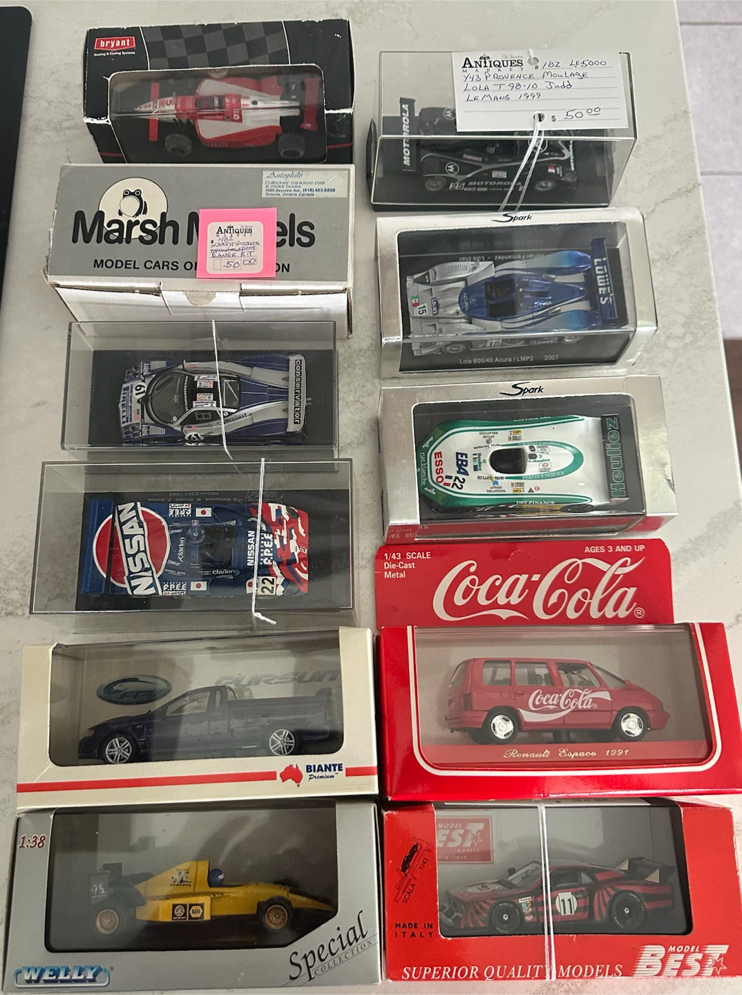 Collection of Assorted Die-cast Model Cars