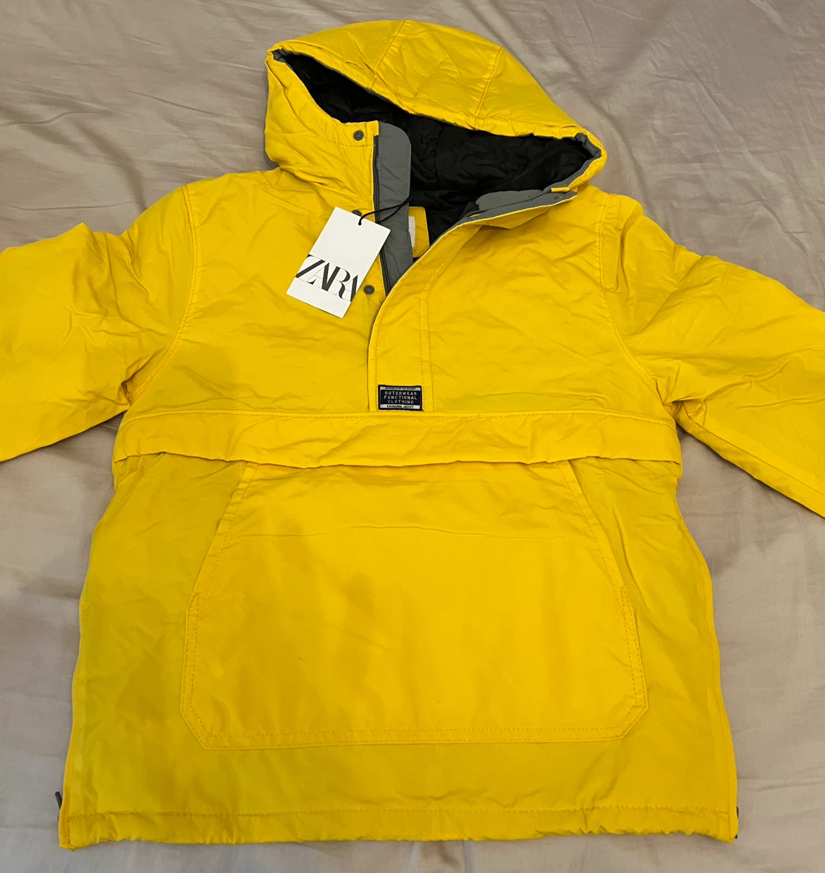 ZARA Yellow Kangaroo Jacket