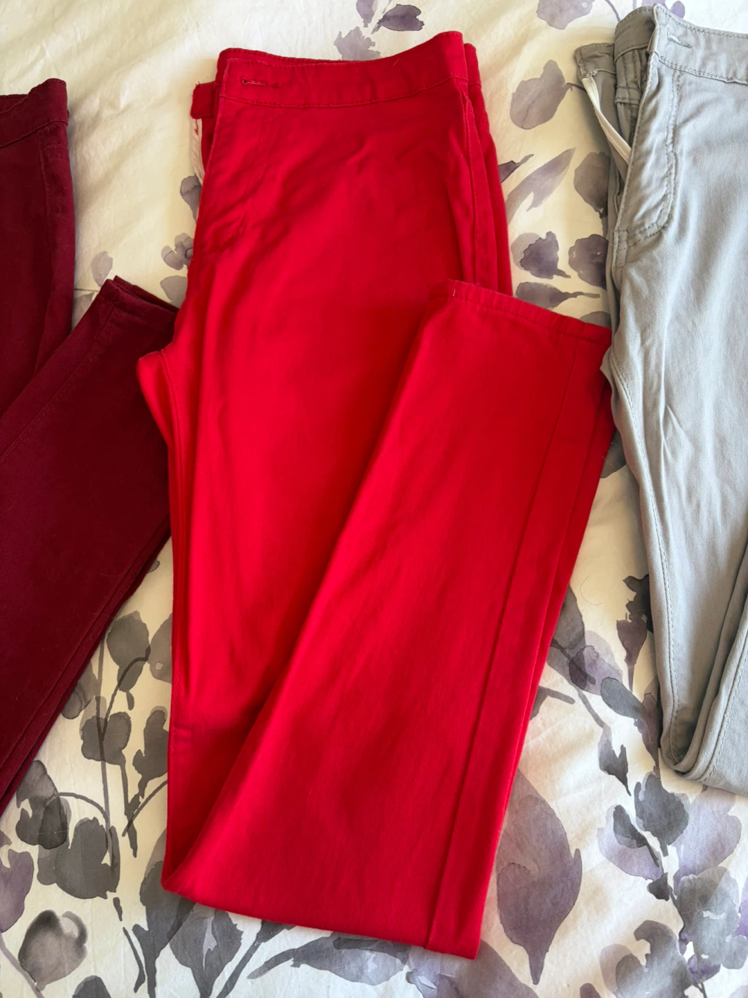 Set of 3 Slim-Fit Pants, Size Small, Fits Medium - photo 2