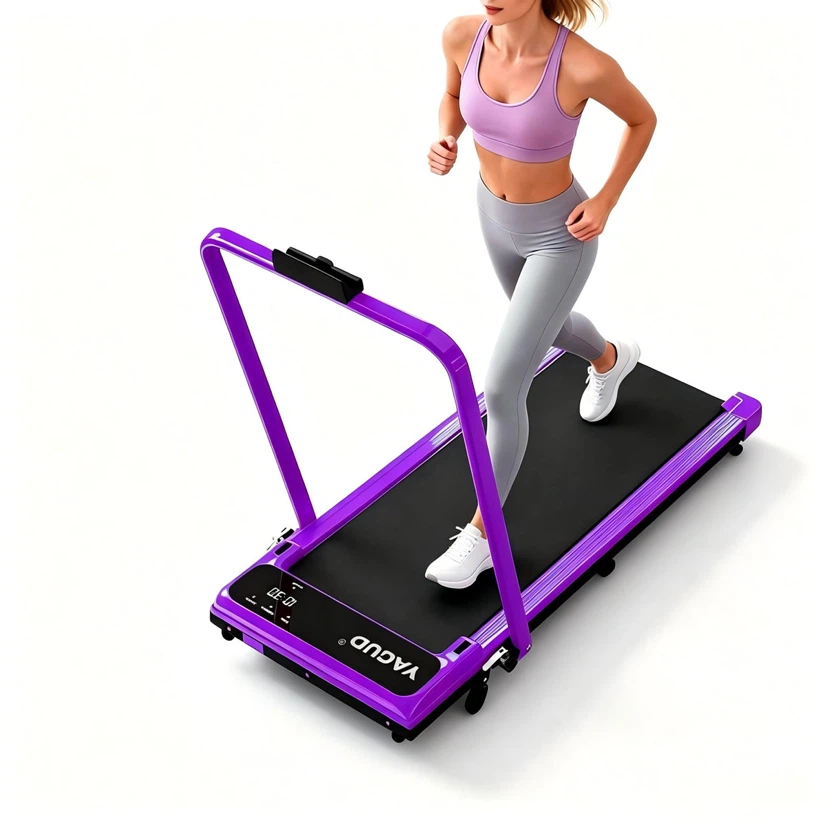 Treadmill with adjustable handlebars and incline