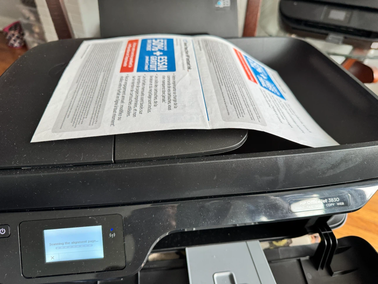 HP OfficeJet 3830 Printer - photo 2