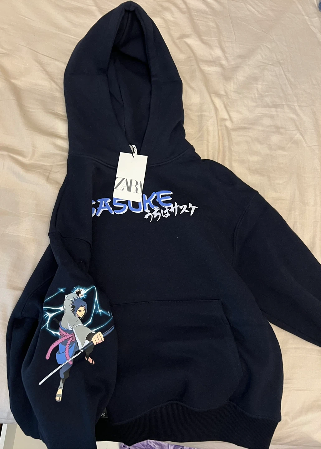 Zara Naruto Sasuke Hoodie