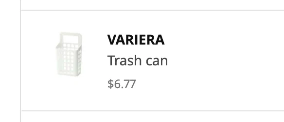 2 IKEA Variera Trash Cans