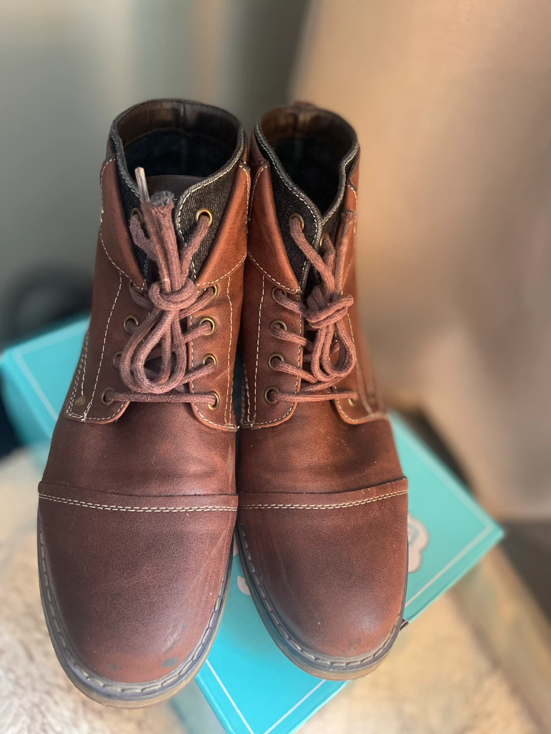 Call It Spring Brown Boots - men size 8 - photo 3