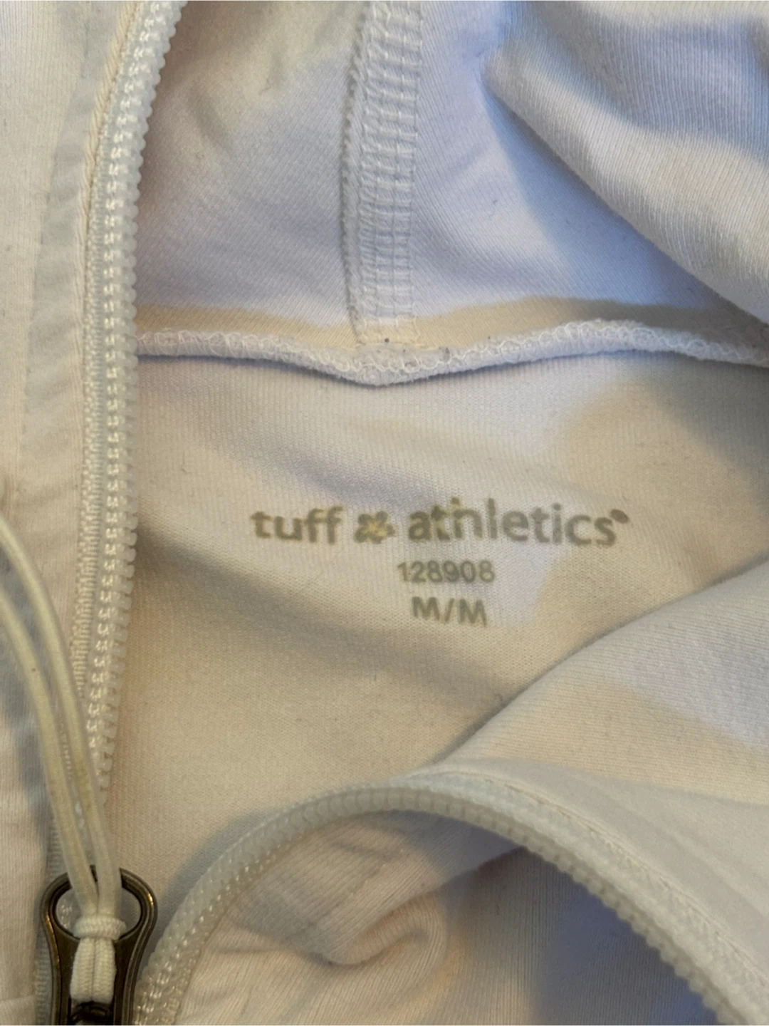 Tuff athletics zip up sweater size M - photo 2