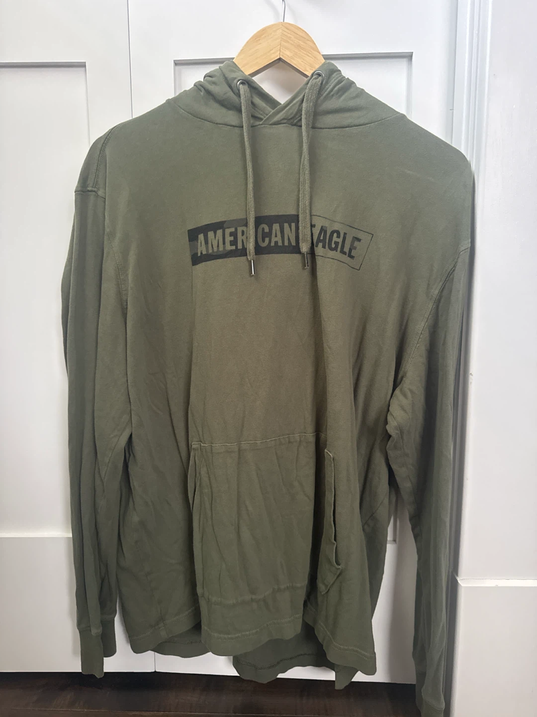 American Eagle Olive Green Hoodie