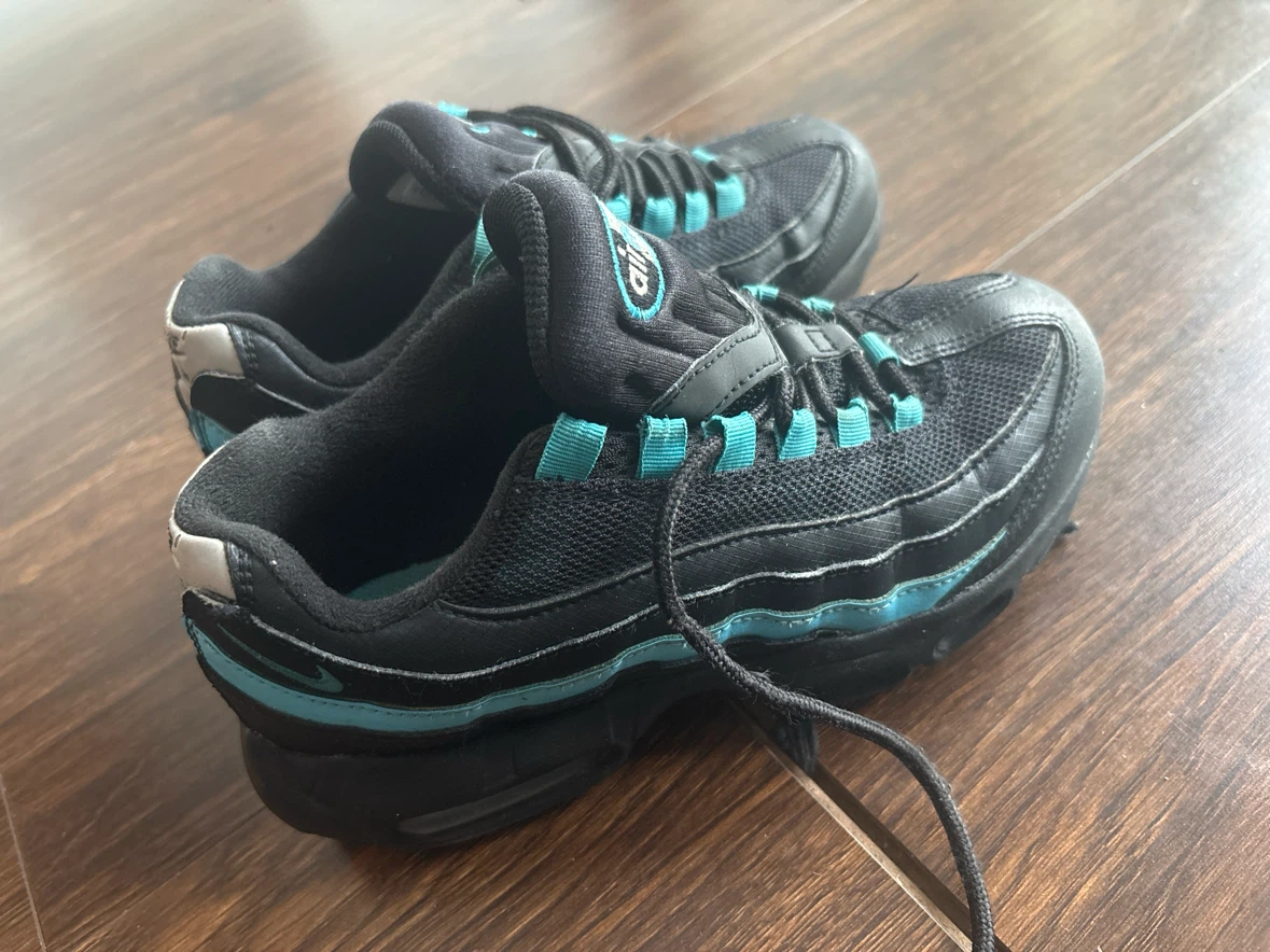 Nike Air Max 95 Black and Teal - photo 2