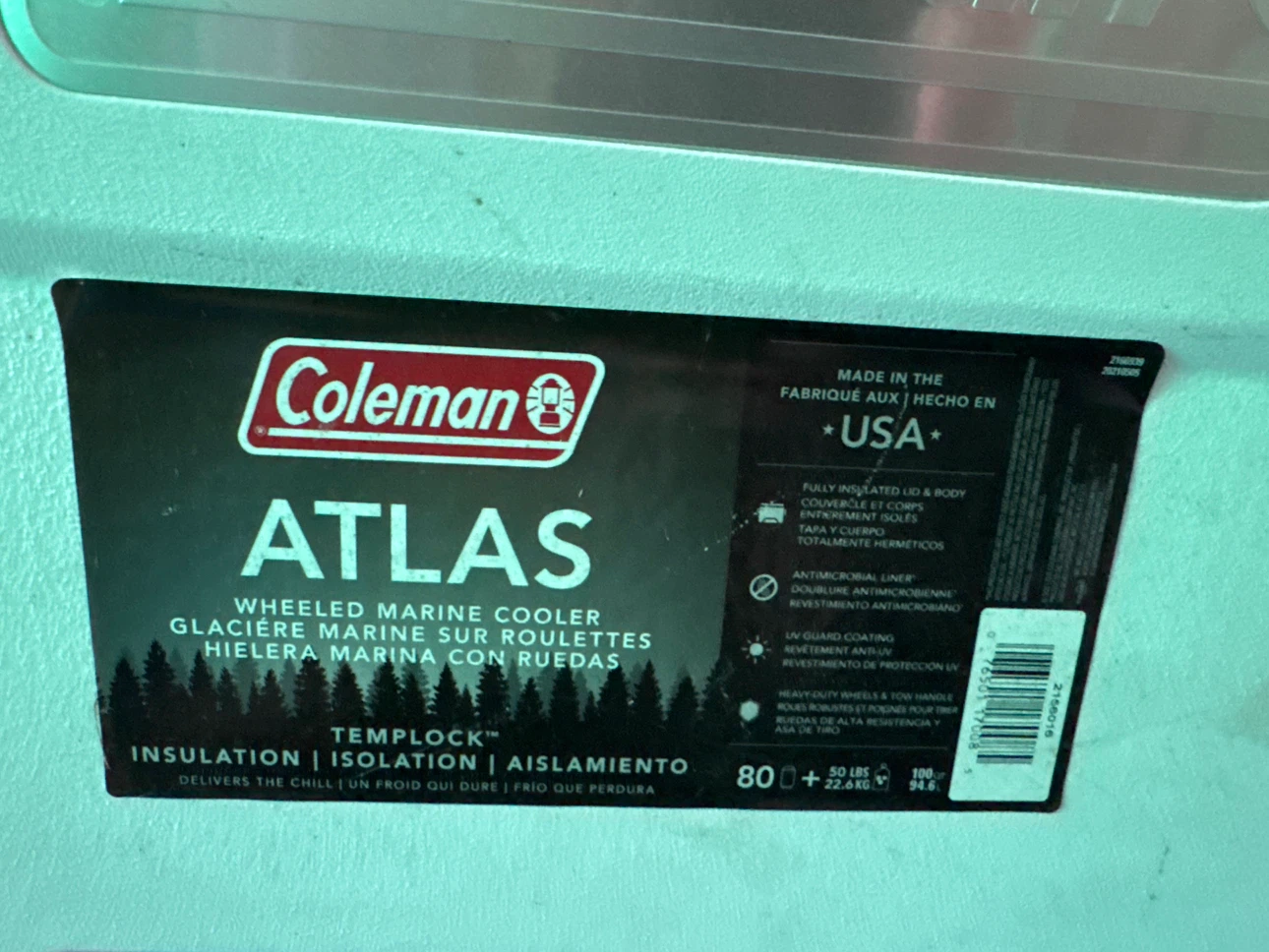 Coleman Atlas Wheeled Marine Cooler - photo 2
