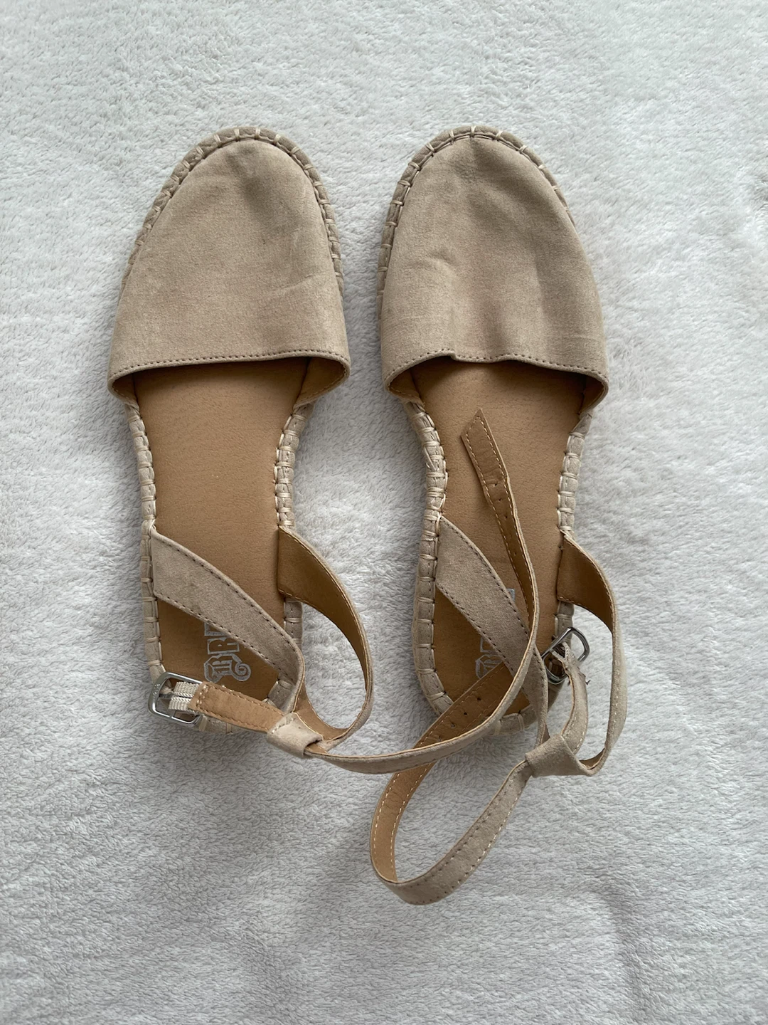 suede espadrille sandals