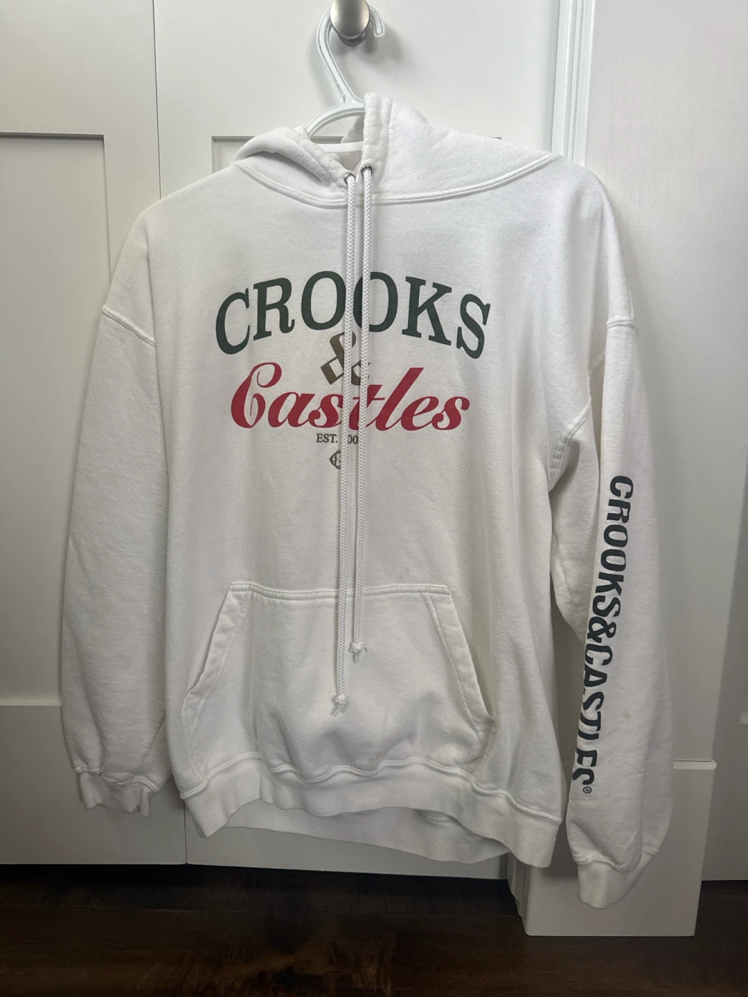 Crooks & Castles White Hoodie