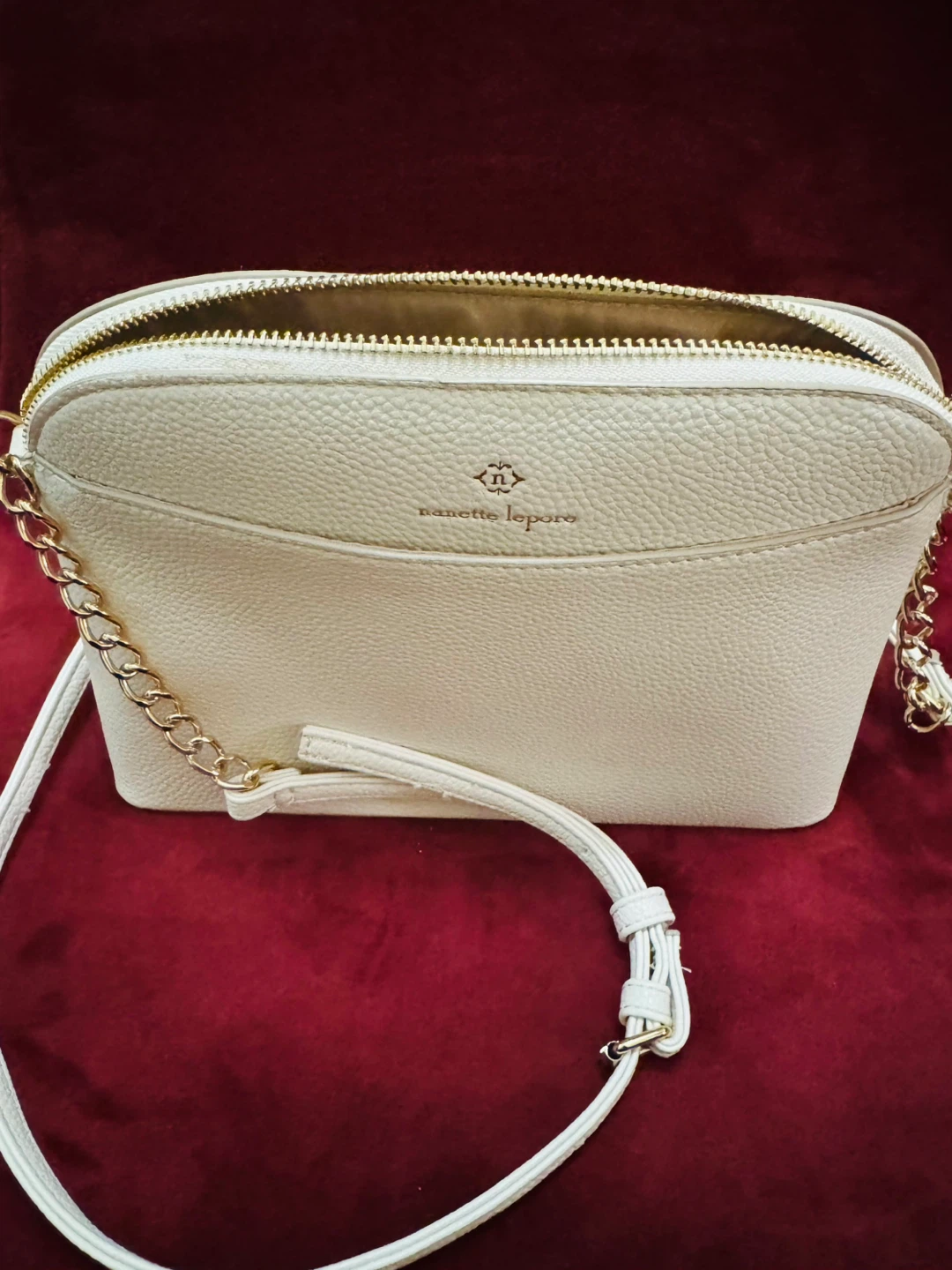 Nanette Lepore White Crossbody Bag
