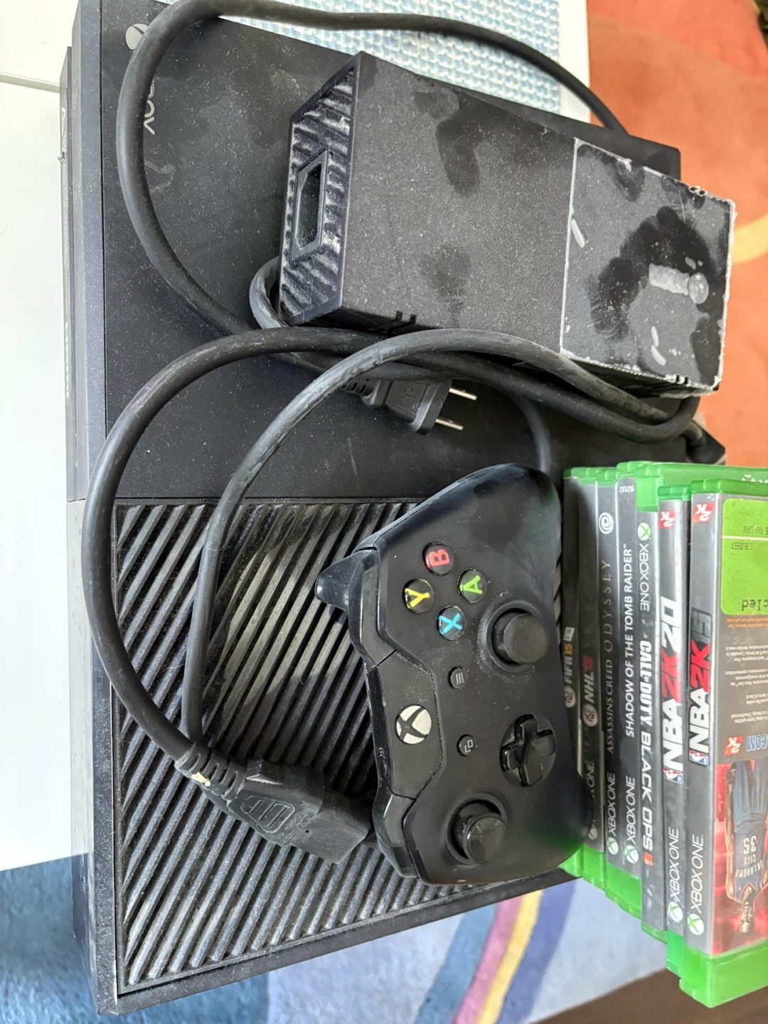 Xbox One Console with Controller and Games