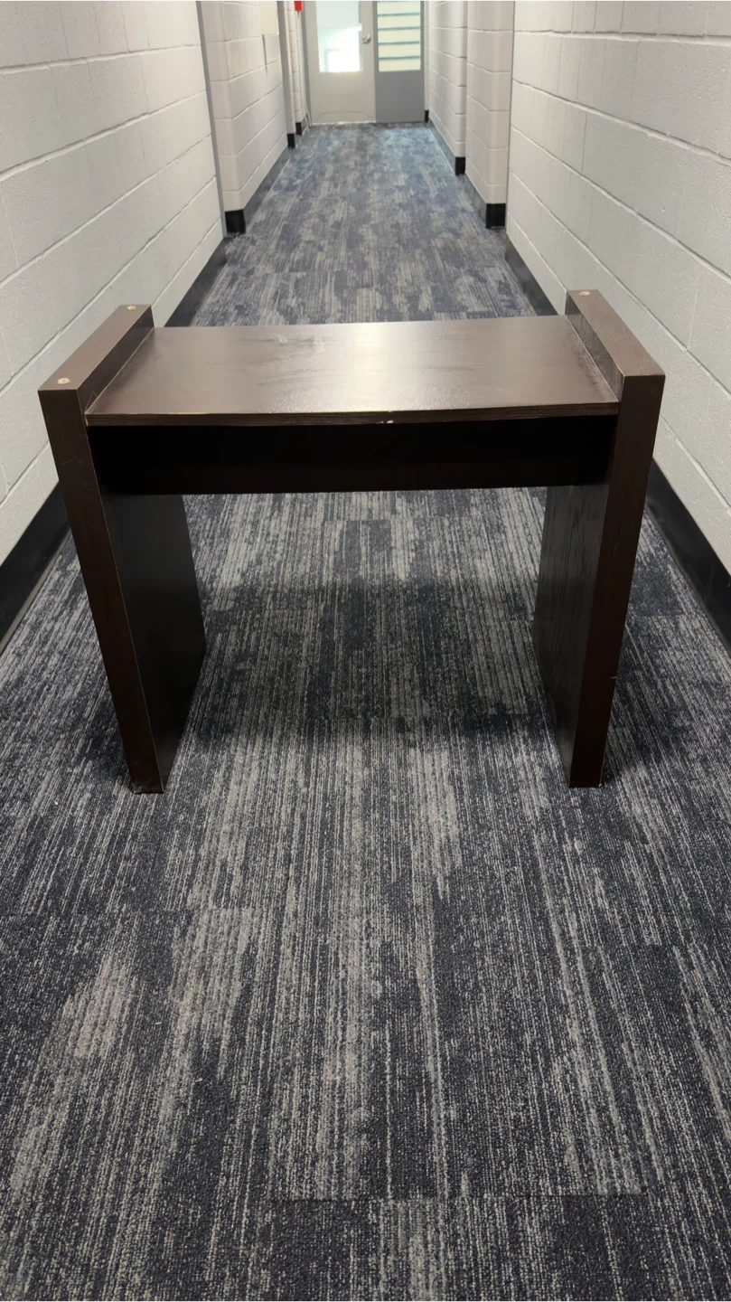 Dark Brown Wood Table - photo 3
