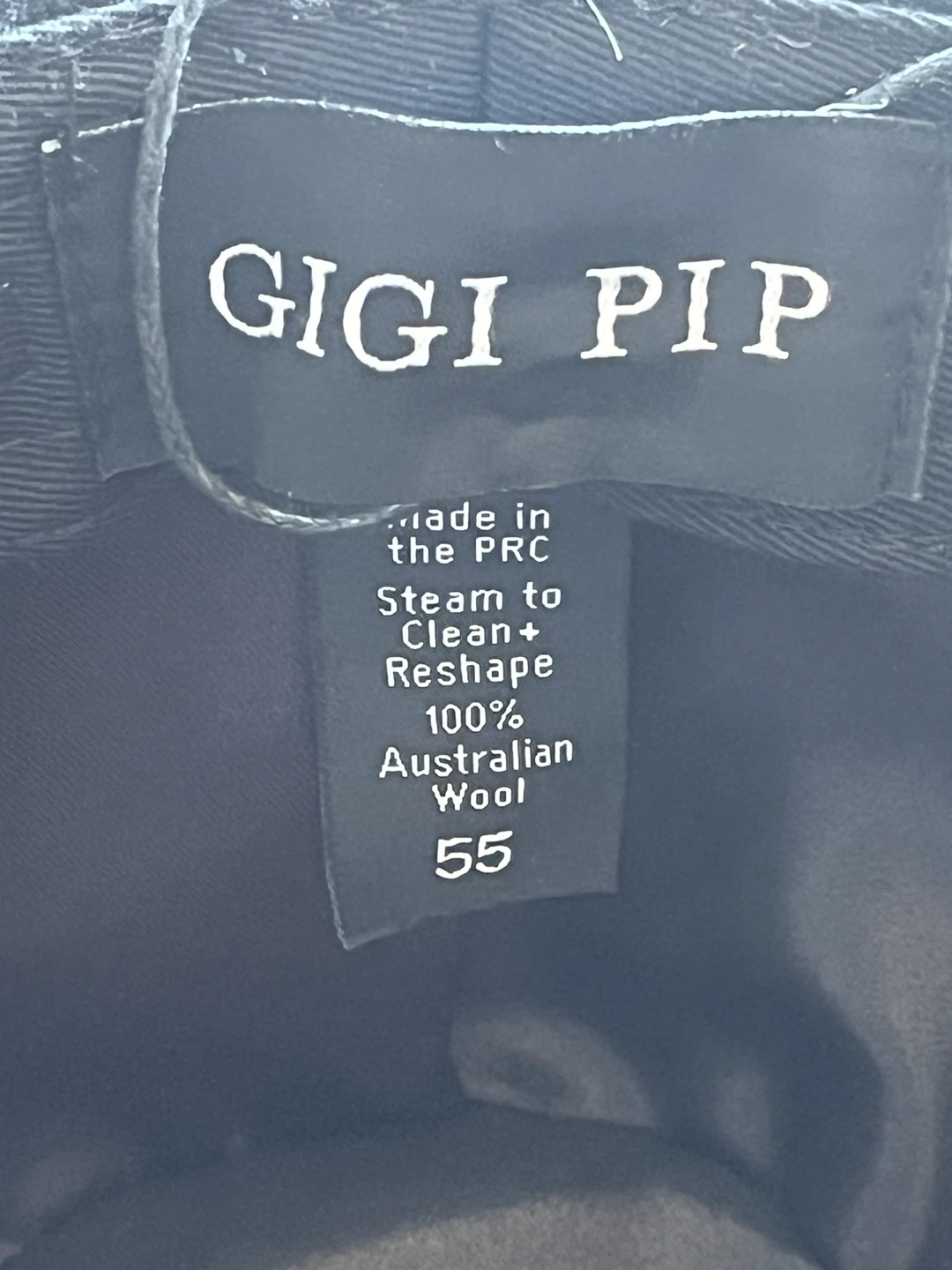 Gigi Pip black wool fedora - photo 2