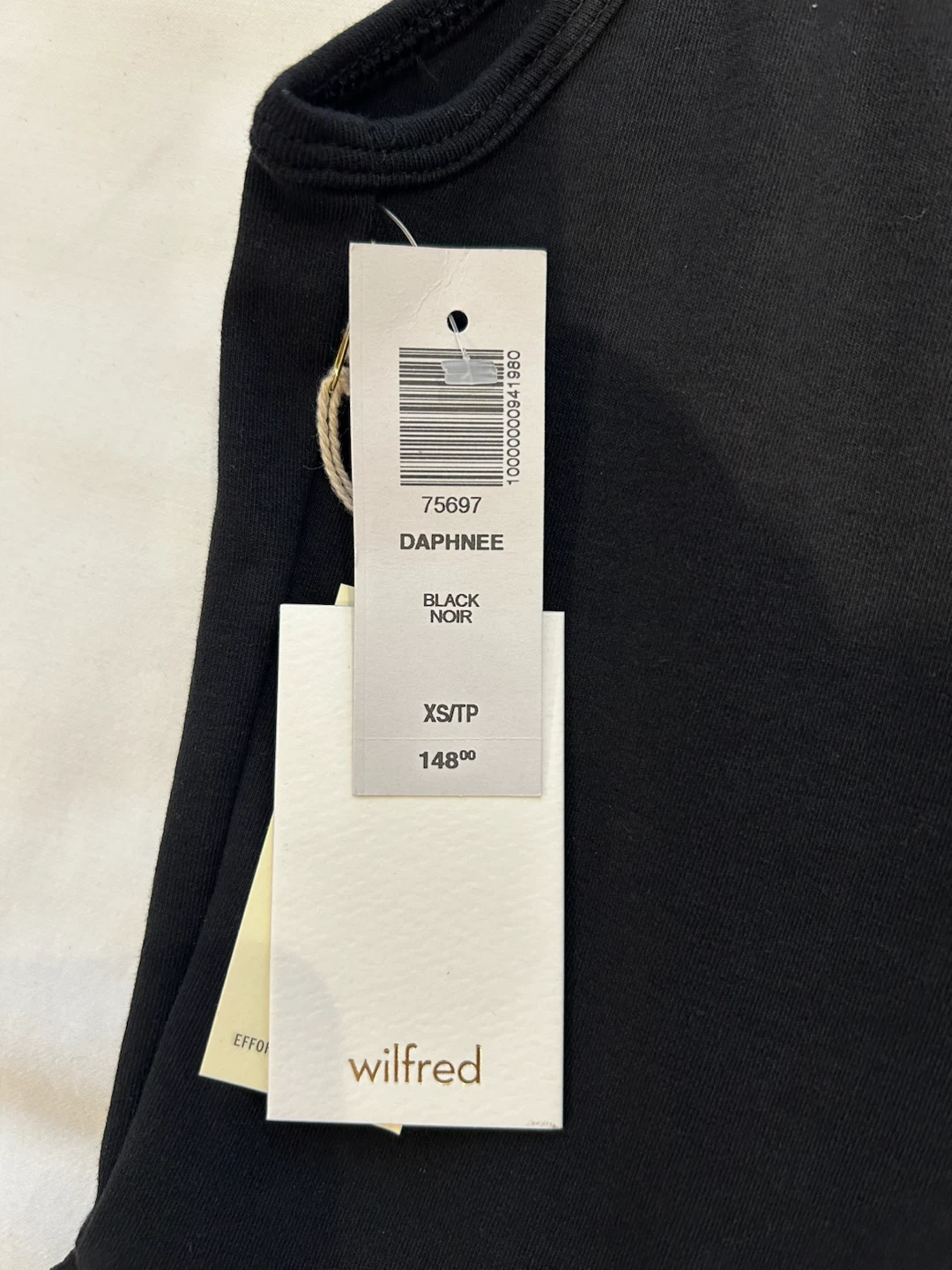 Wilfred Daphnee Pleated Dress - Black - Size XS - photo 3