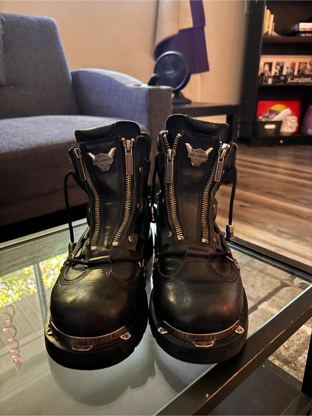 Harley-Davidson Black Leather Boots