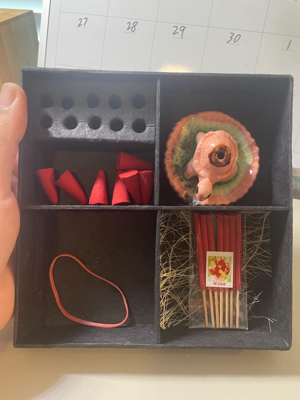 Incense Cone and Stick Set with Turtle Burner