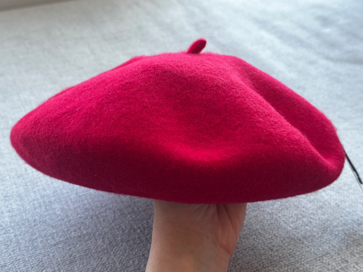 Red Wool Beret
