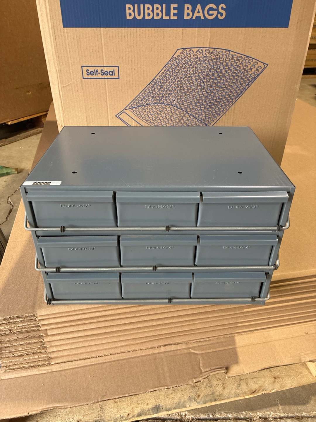Durham Manufacturing 9-Drawer Steel Parts Organizer