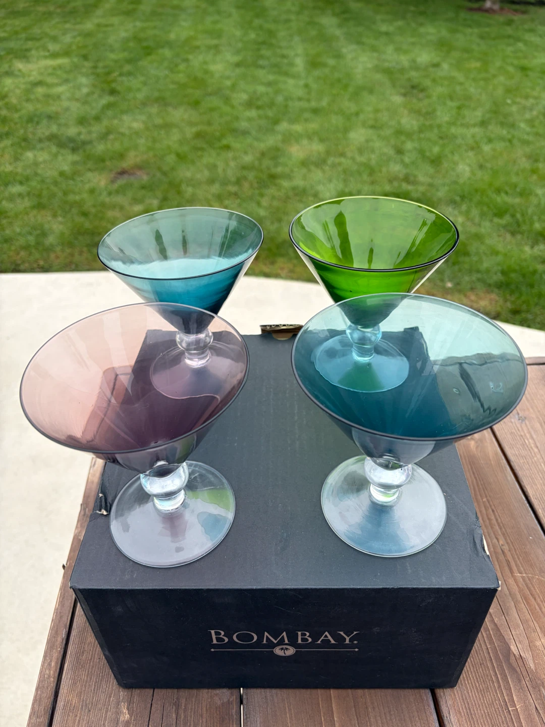 Bombay & Co. Set of 4 Martini Glasses
