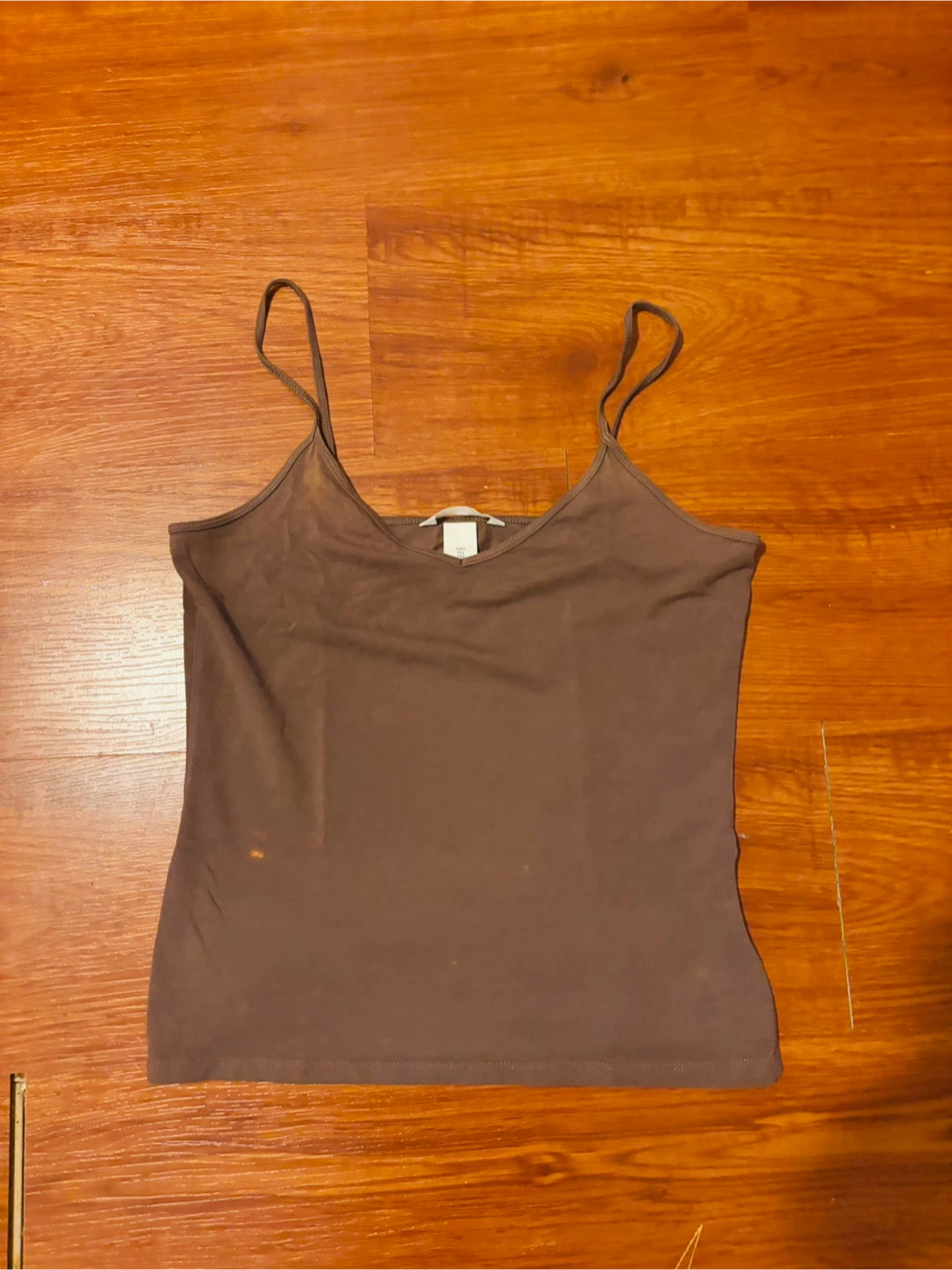 H&M Brown Spaghetti Strap Tank Top